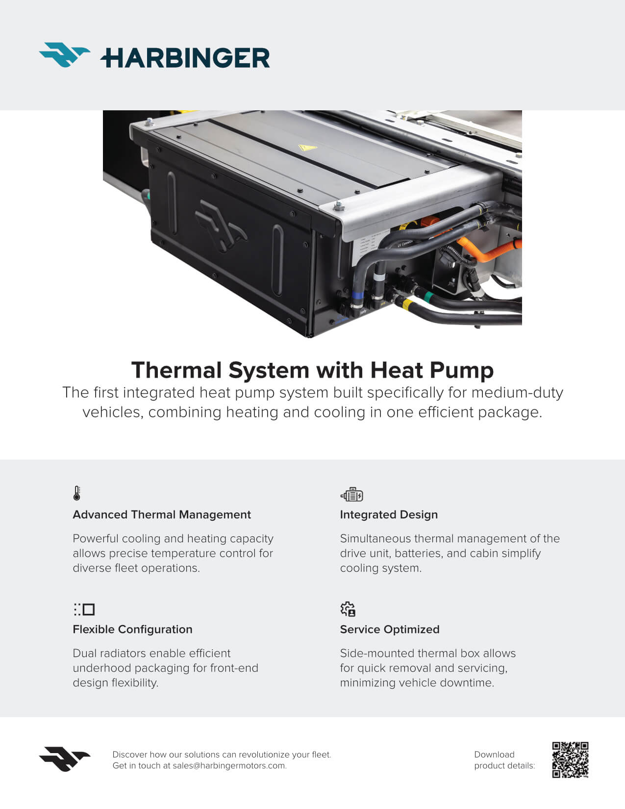 Harbinger | Spec Sheet | Thermal System